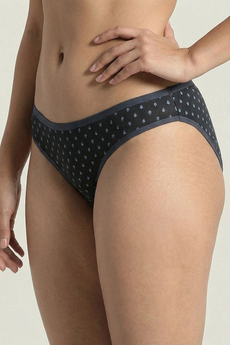 Zivame Low Rise Full Coverage Bikini Panty (Pack of 3) - Multicolor — image 12